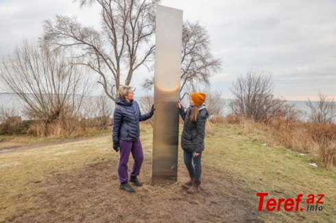 Torontoda daha bir sirli monolit aşkarlanıb - FOTO/VİDEO