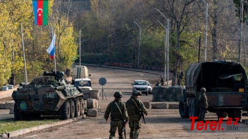 Gorus yolunda Azərbaycan ordusunun hərbi konvoyunu erməni polisi müşayiət edir - Reportaj
