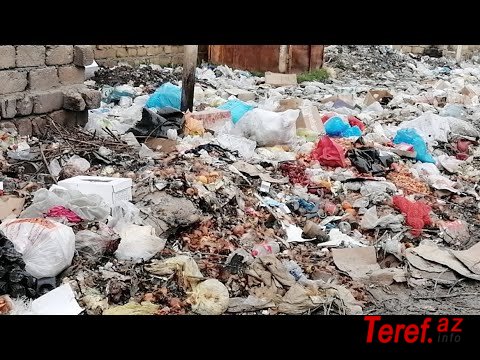 Şabran şəhər bazarı xarabalığı xatırladır VİDEO