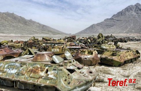 Rusiyada tank "qəbiristanlığı" tapıldı