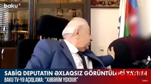 "Xəbərim yoxdur, NƏ VİDEOSUDUR Kİ?, O MƏN DEYİLƏM" -