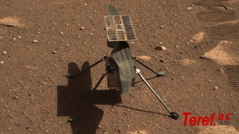 Mars helikopterinin dördüncü uçuşu uğurlu alınıb - FOTO