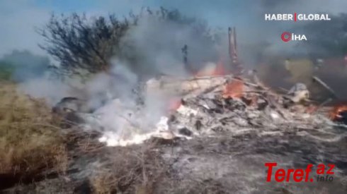 Hərbi helikopter qəzaya düşdü: 17 ölü - VİDEO