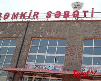 Şəmkirin “Səbət Bazarı”nda antisanitariya baş alıb gedir-