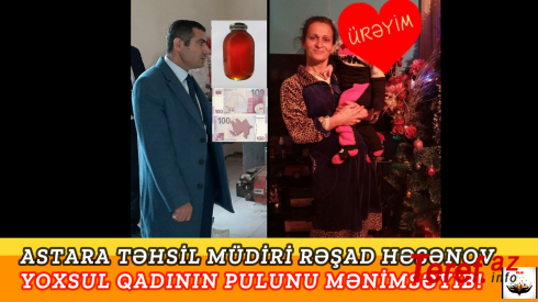 Astara Təhsil Müdirindən Növbəti Rəzalət: