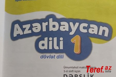 Birinci sinfin "Azərbaycan dili" dərsliyində biabırçı səhvlər - FOTO