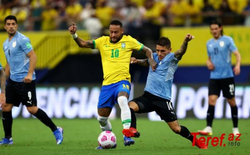 DÇ-2022: Neymar Braziliya yığmasına Uruqvayı darmadağın etməyə kömək edib