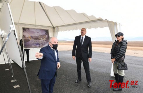 Prezident Zəngilan Beynəlxalq Hava Limanının tikintisi ilə TANIŞ OLDU