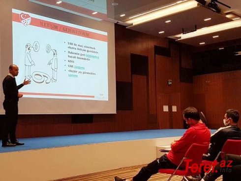 Azərbaycanlı futbol hakimləri Türkiyədə VAR seminarında iştirak edir - FOTO