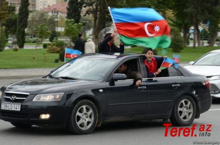 ﻿ Bakıda Zəfər yürüş keçirilir