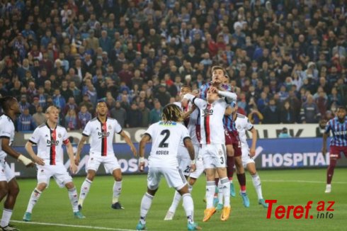 “Trabzonspor” “Beşiktaş” matçında iki qol vuruldu