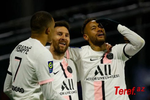 Messi - Neymar - Mbappe triosu “Klermon”un daşını daş üstdə qoymadı – VİDEO