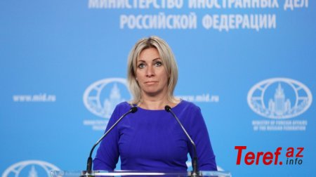 "Rusiya neftindən imtina etmək intihardır" - Zaxarova