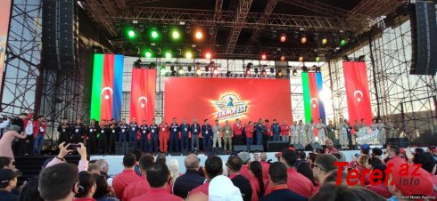 Bakıda TEKNOFEST festivalının bağlanış mərasimi keçirilib -ŞƏKİL