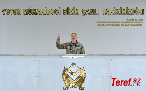 “Yeni silahlar, ən müasir texnika Azərbaycana gətirilir və gətiriləcək” – İlham Əliyev