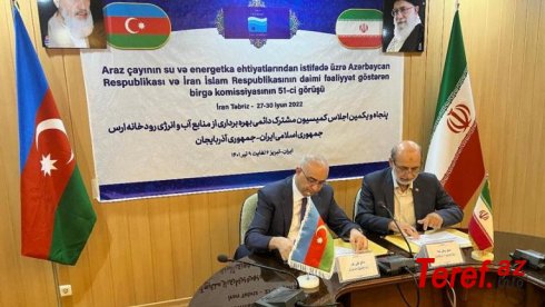 Azərbaycan və İran Araz çayından birgə istifadə ilə bağlı protokol imzaladı -