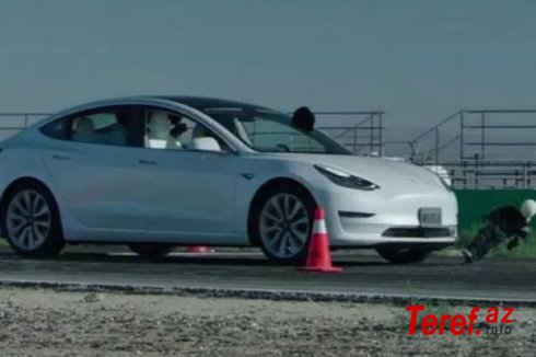 “Tesla” avtopilotu sınaqdan keçə bilmədi - VİDEO