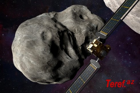 Yerdən göndərilən kamikadze zondun asteroidə çırpılma anı – FOTO/VİDEO