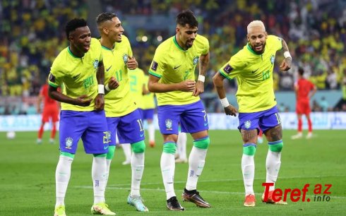 DÇ-2022: Braziliya millisi 1/4 finalda Xorvatiyaya rəqib olub