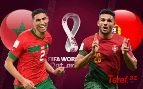 DÇ-2022: Mərakeş - Portuqaliya oyunun 2 ci hissəsi Mərakeşin qələbəsi ilə bitdi!!!1-0