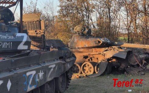 Rusiya Ukraynada 100 min hərbçi, 3000-dən çox tank, 6000-ə yaxın zirheli texnika itirib