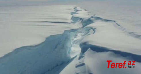 Antarktikada London böyüklüyündə aysberq qopdu – VİDEO – FOTO