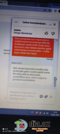 "UniBank" müştəridən PUL OĞURLAYIR - BUNUN BAŞQA ADI YOXDUR...