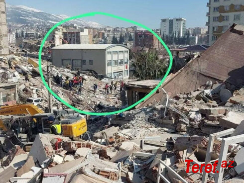 Türkiyədə dağıntılar içində ziyan görməyən binanın təyinatı görənləri şoka saldı - FOTO