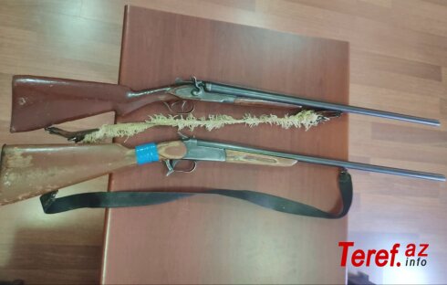 Zərdab Rayon Polis Şöbəsinin əməkdaşları tərəfindən qanunsuz silah götürülüb