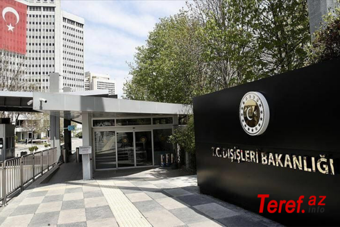 Türkiyə XİN Avropa Parlamentinin qondarma “erməni soyqırımı”na dair bəyanatına cavab verib