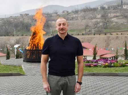 Azad edilmiş torpaqlarda Novruz tonqalları yandırılıb - İsrafil Kərimovun yazısı