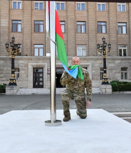 Artıq bütün Qarabağda bayrağımız dalğalanır