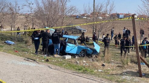 4 nəfərin öldüyü qəzadan DƏHŞƏTLİ KADRLAR - ANBAAN VİDEO