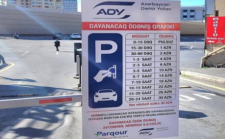 Bakıda bəzi yerlərdə yeni parklanma tarifləri müəyyən edilib –