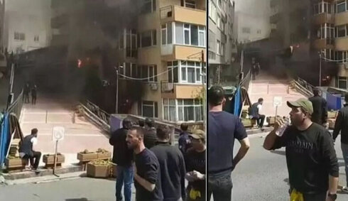 İstanbulda dəhşətli yanğın: 10 nəfər öldü