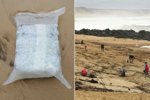 Honq-Konqda dalğalar 3,5 milyon dollarlıq kokaini çimərliyə çıxardı