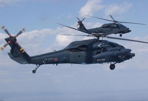 Yaponiyada 2 hərbi helikopter yoxa çıxdı