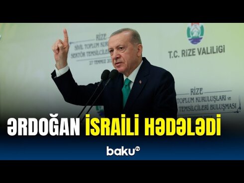 Ərdoğan İsraili hədələyib