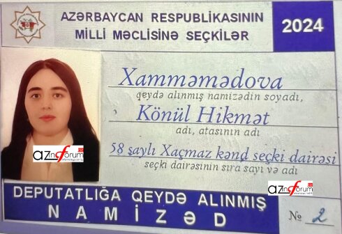 Rəsmi qeydiyyata alınan Könül Xammədovanın adı niyə MSK-nın sihahısında yoxdur?..-Fotolar