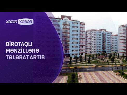 Birotaqlı mənzillərə tələbat artıb