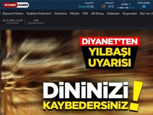 DİYANET VE YILBAŞİ ŞİDDETİ