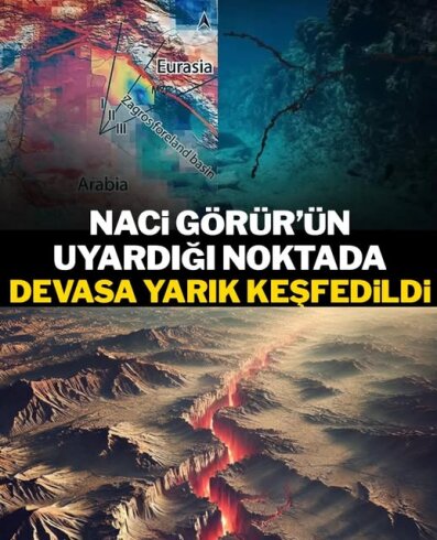 Naci Görür'ün uyardığı noktada devasa yarık keşfedildi