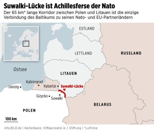 Suvalki dəhlizinin sakinləri bölgəni kütləvi şəkildə tərk edirlər — “Bild”