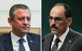 İbrahim Kalın CHP sədri Özgür Özəllə GÖRÜŞDÜ