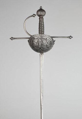 Рапира, Испания или Южная Италия, изготовлена в промежутке примерно 1640-1680 годы.