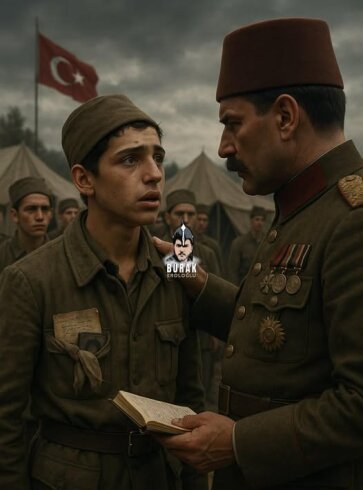 Babam Yemen’de kaldı komutanım. Ağabeyim Sarıkamış’ta. Dedem, “vatan için bir kişi de senden olsun” dedi.