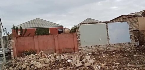 Masazırda növbəti qanunsuz tikinti? -Video