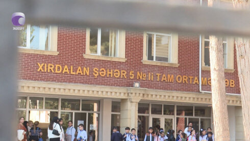 Xırdalanda Vüsal Süleymanovun rəhbəri olduğu 5 saylı məktəbdə niyə pul yığılır?-Video